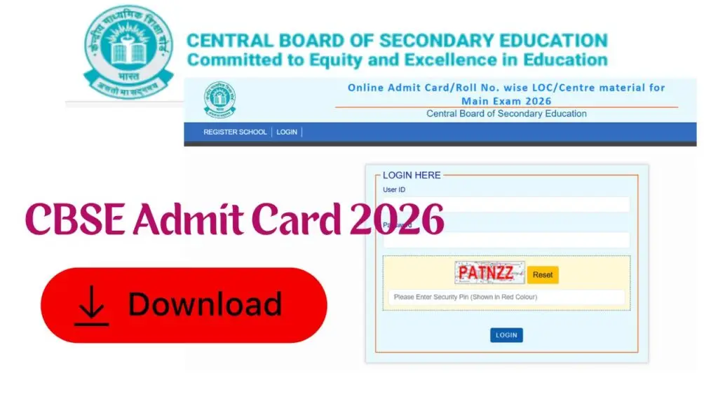 CBSE Admit Card 2026