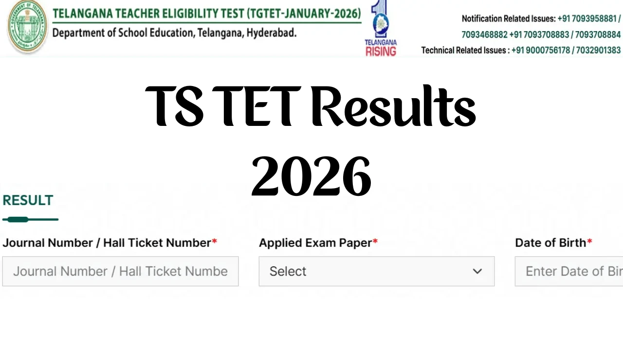 TS TET Results 2026