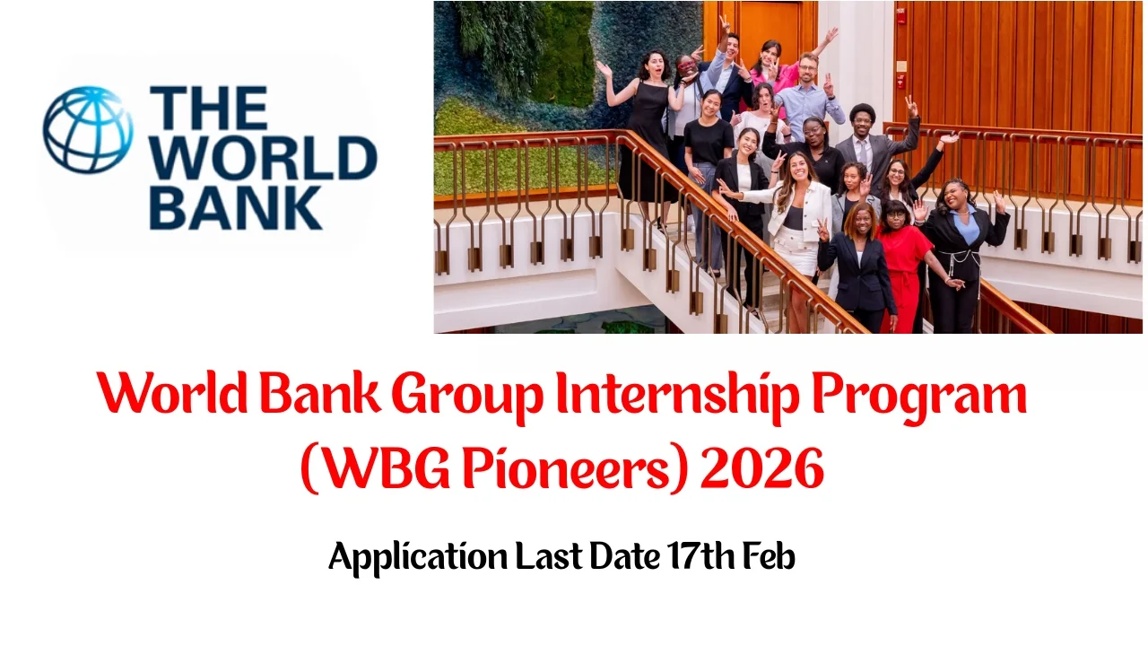 World Bank Group Internship Program (WBG Pioneers) 2026